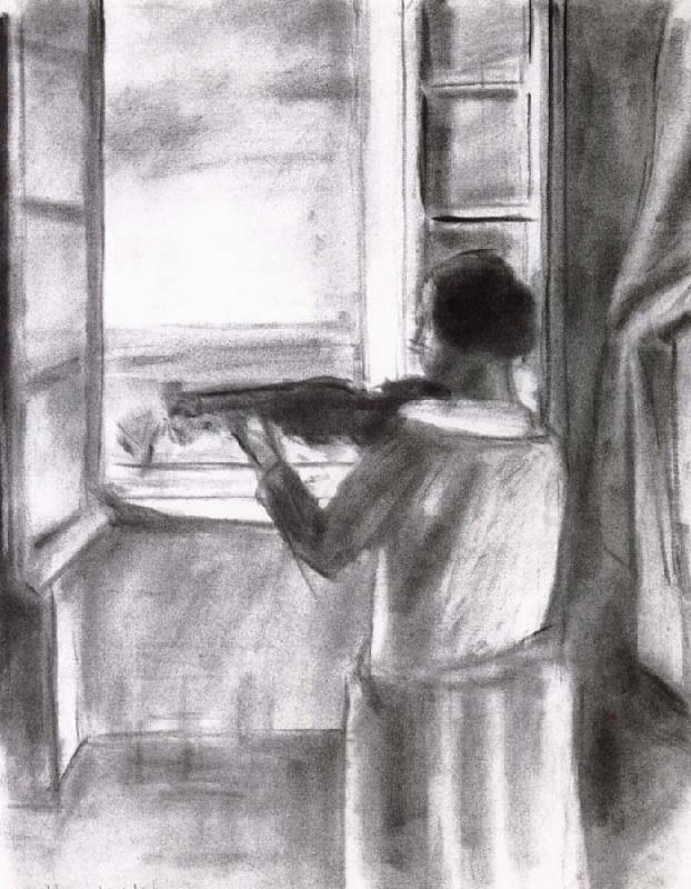 Violinist window, Henri Matisse